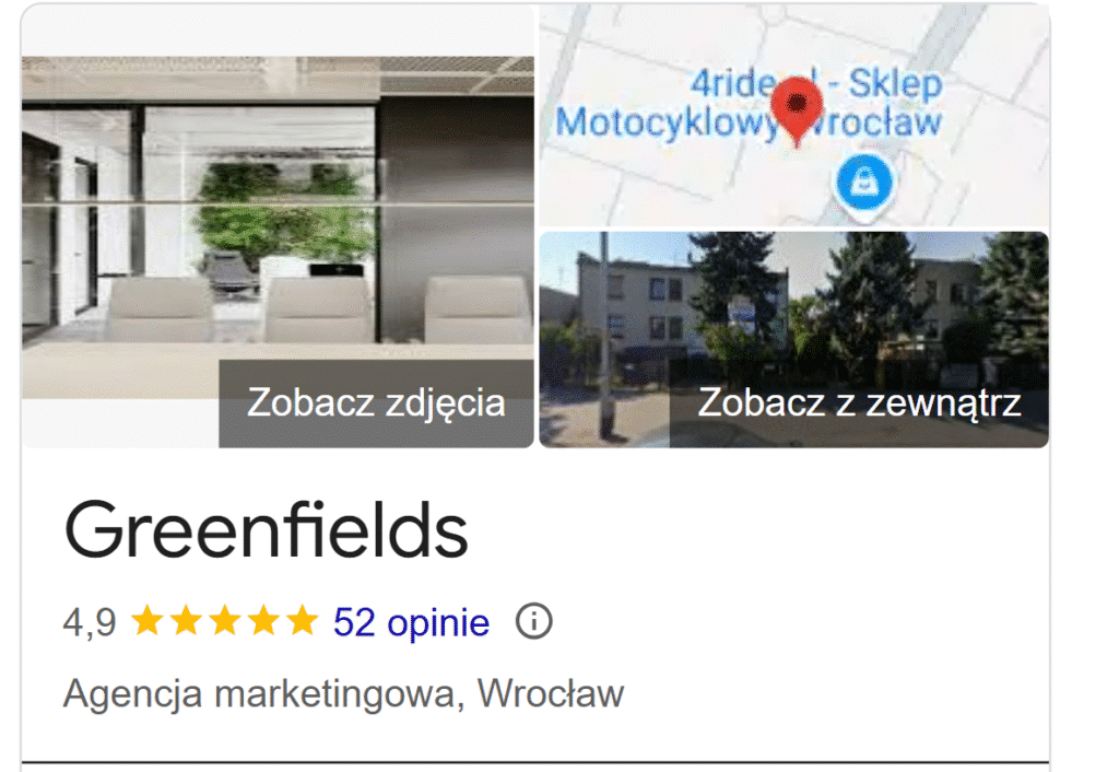 Zdjęcia w Google Moja Firma