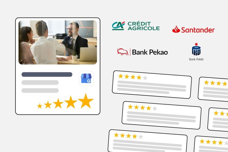 Ranking przyrostu opinii na Profilach Firmowych Google wybranych banków w II kwartale 2023 roku