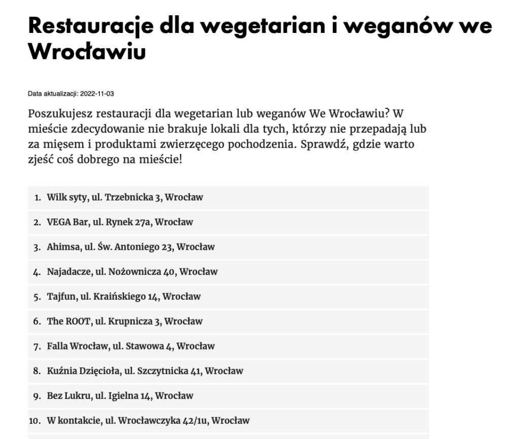 Jak reklamować jedzenie w restauracji, źródło visitwroclaw.eu