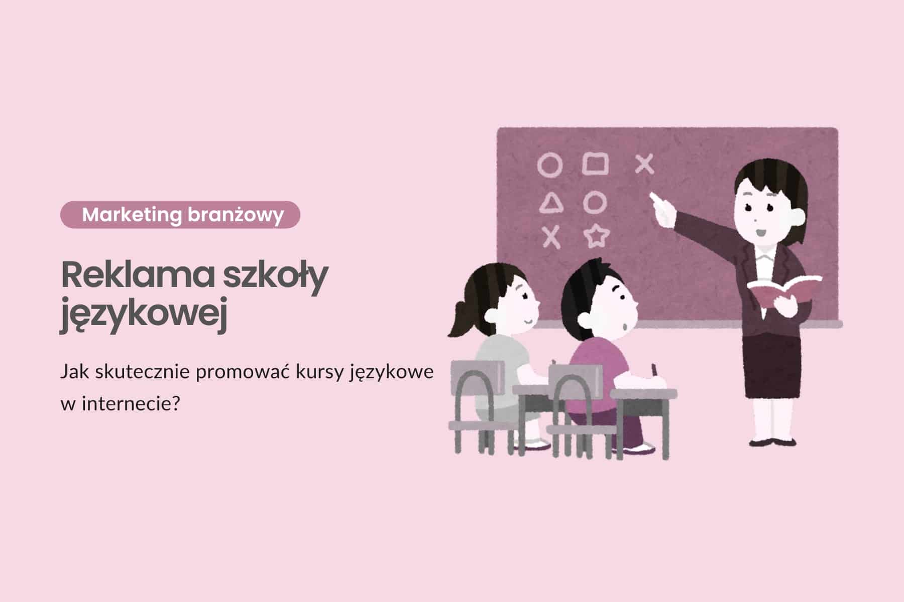 Reklama szkoły językowej