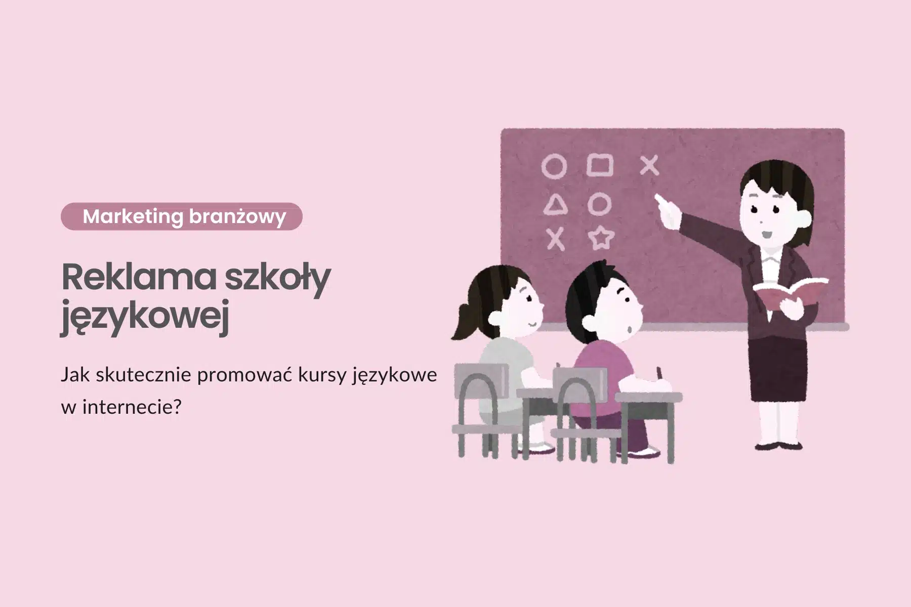 Reklama szkoły językowej