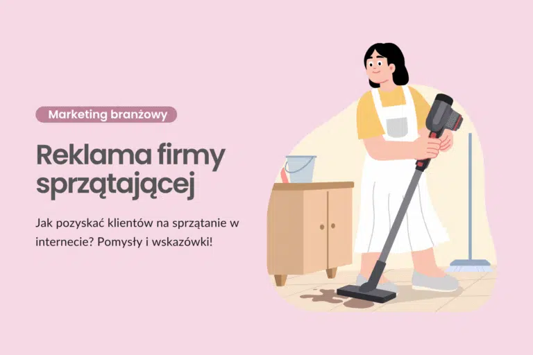 Reklama firmy sprzątającej