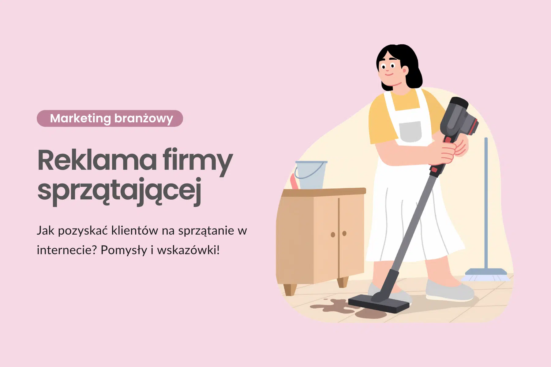 Reklama firmy sprzątającej